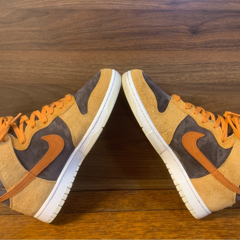 Nike Dunk High Retro PRM "Dark Russet" aka “Dark Curry” - Picture 8 of 15
